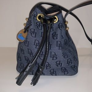 DOONEY & BOURKE Denim Canvas Mini Drawstring Bag